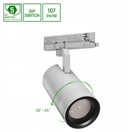 Obal Pava 2 Na Lištu 3F 19-42W Ww 230V 45ST IP20 RA90 Biely 5 Rokov