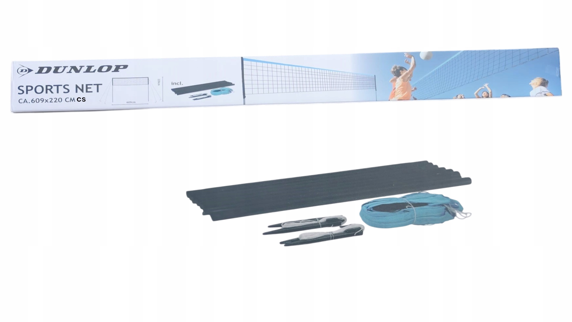 Sportovní Rekreační Síť pro badminton a volejbal 609 x 220 cm Sportnet
