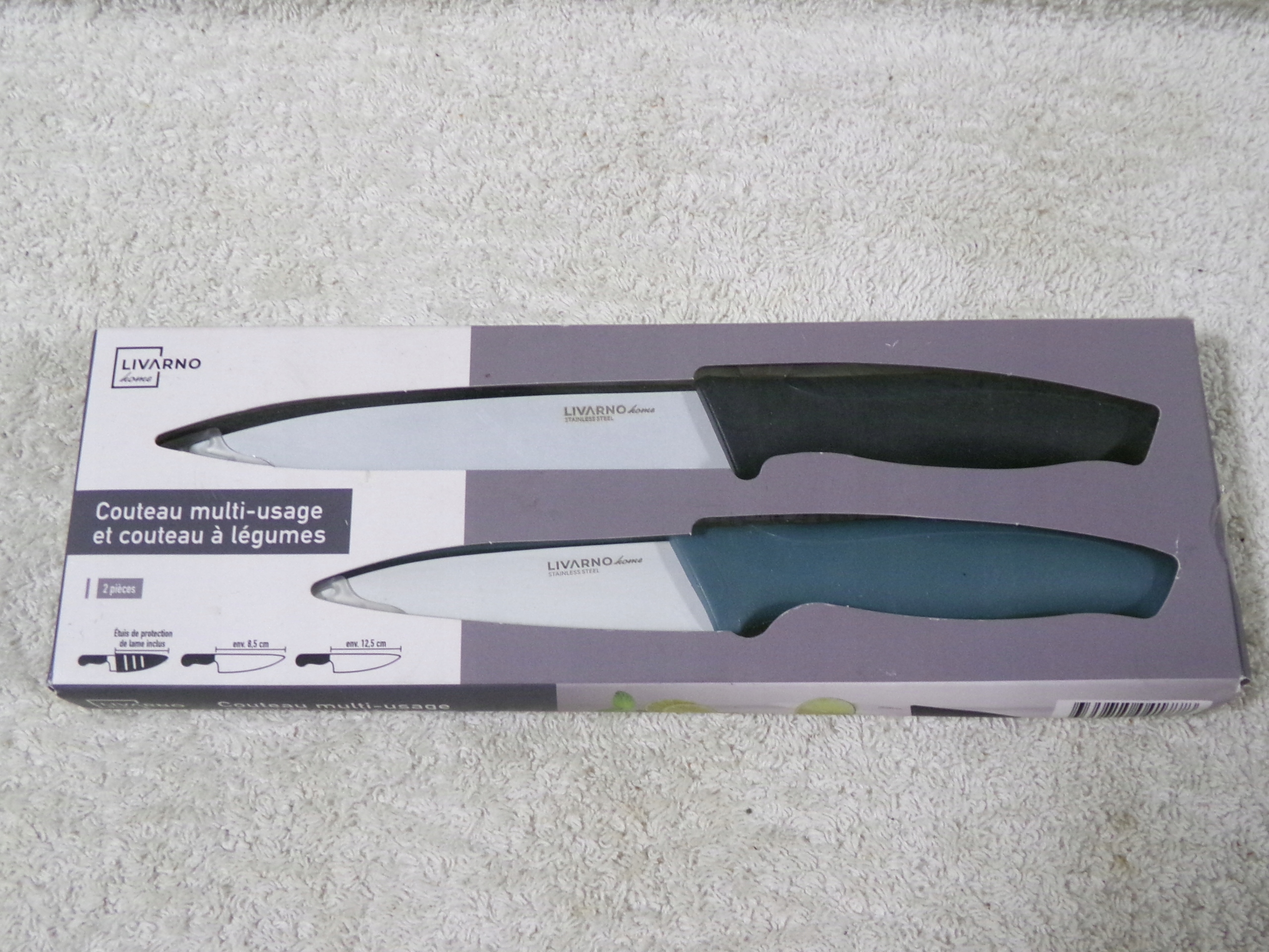 Solidne 2 noże do krojenia-ostre