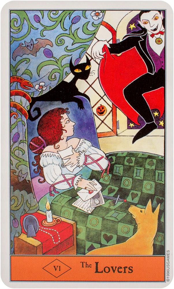 The HALLOWEEN Tarot - karty tarota w metalowym pudełku Liczba talii 1