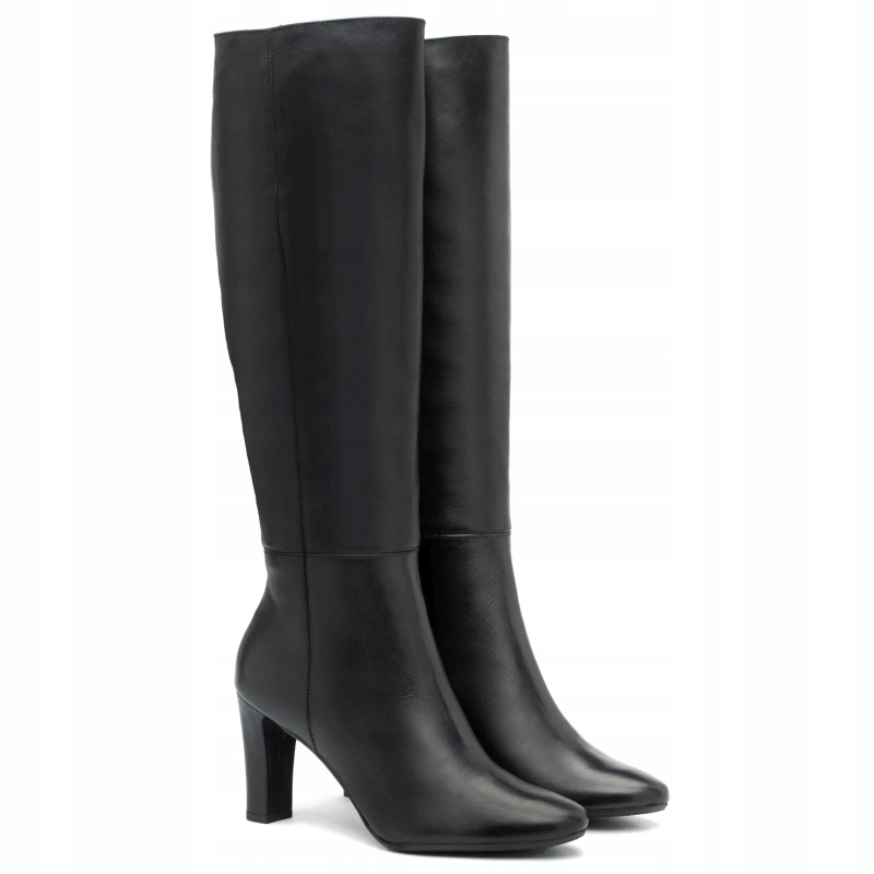 Dámské kozačky Ryłko C8XS7_T1M_WD8F Black černé Kůže VEL.38