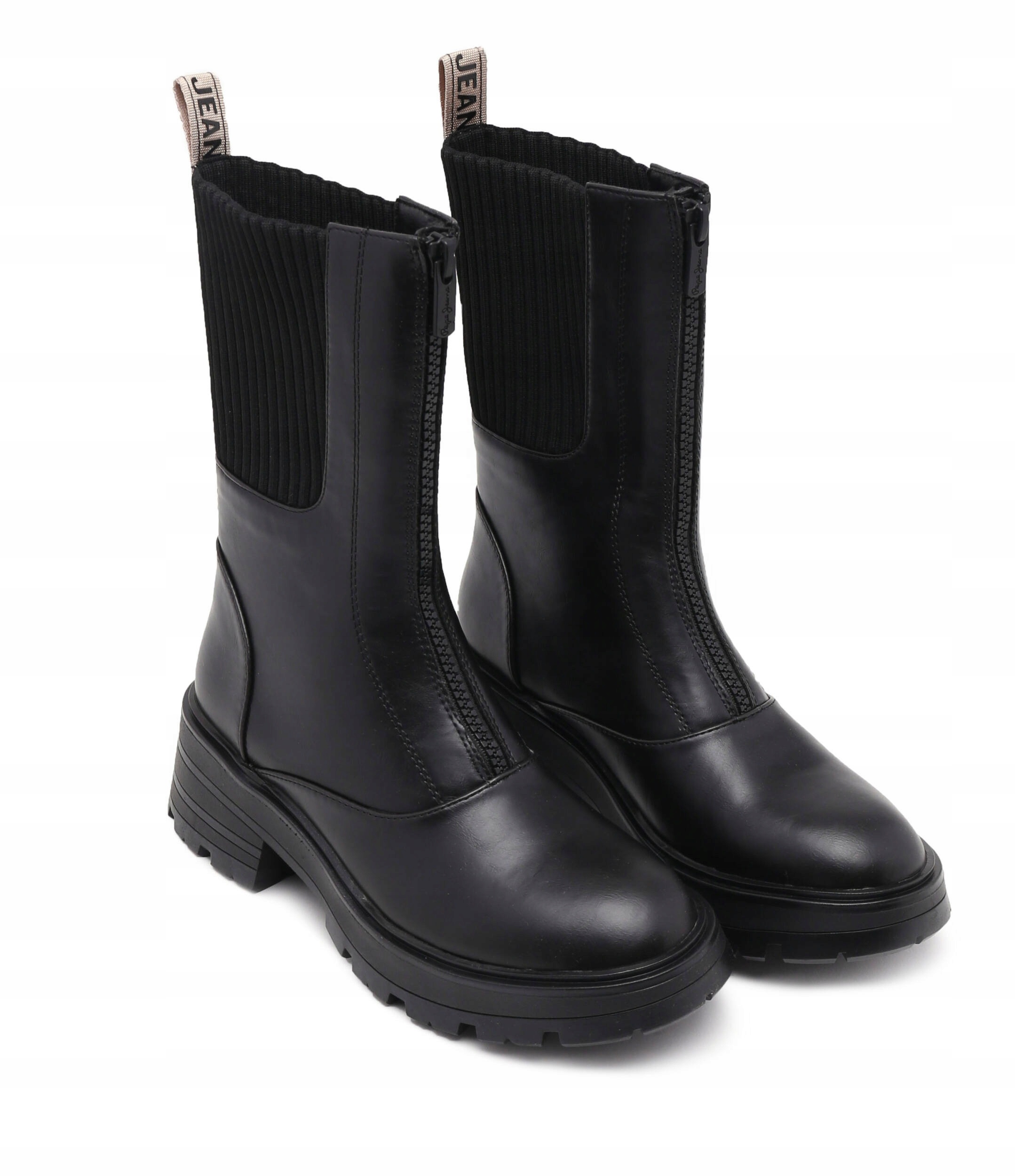 Nové Kotníkové Boty Pepe Jeans Biker PLS50488 Zip Leather Soda Mask R 40