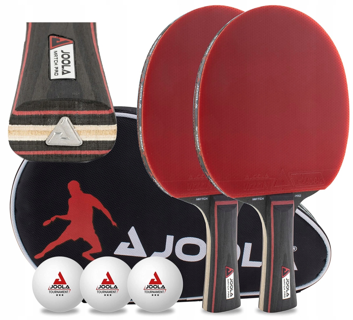 Sada Raketka Paletka Na Ping Pong Joola Duo Pro 3 Míčky Obal