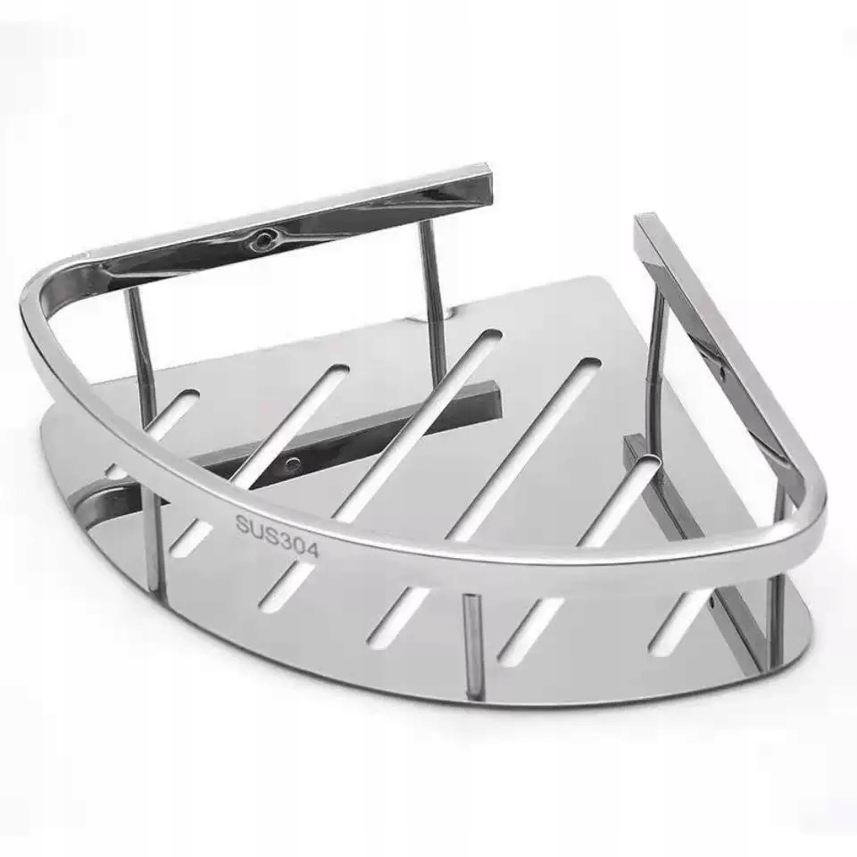 2x PÓŁKA NAROŻNA ŁAZIENKOWA HACZYKI POD PRYSZNIC Marka 2VV