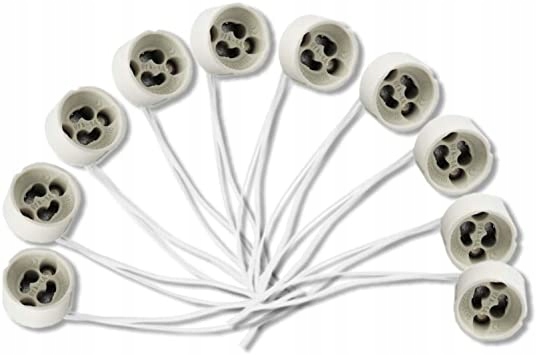 

10xGniazda przyłączeniowe GU10 led żarówka gniazdo