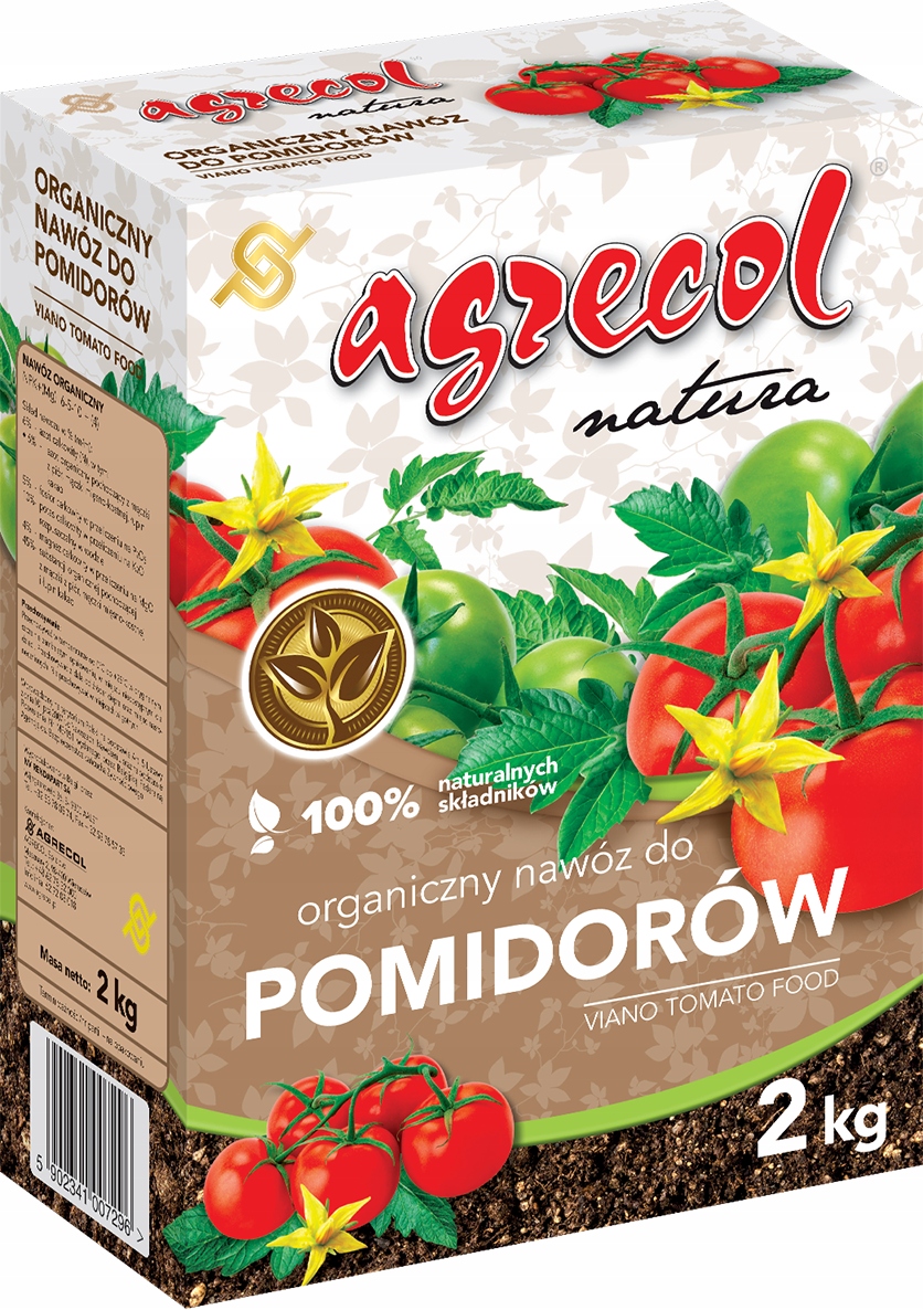 

Agrecol Nawóz Ekologiczny Do Pomidorów Ogórków 2KG