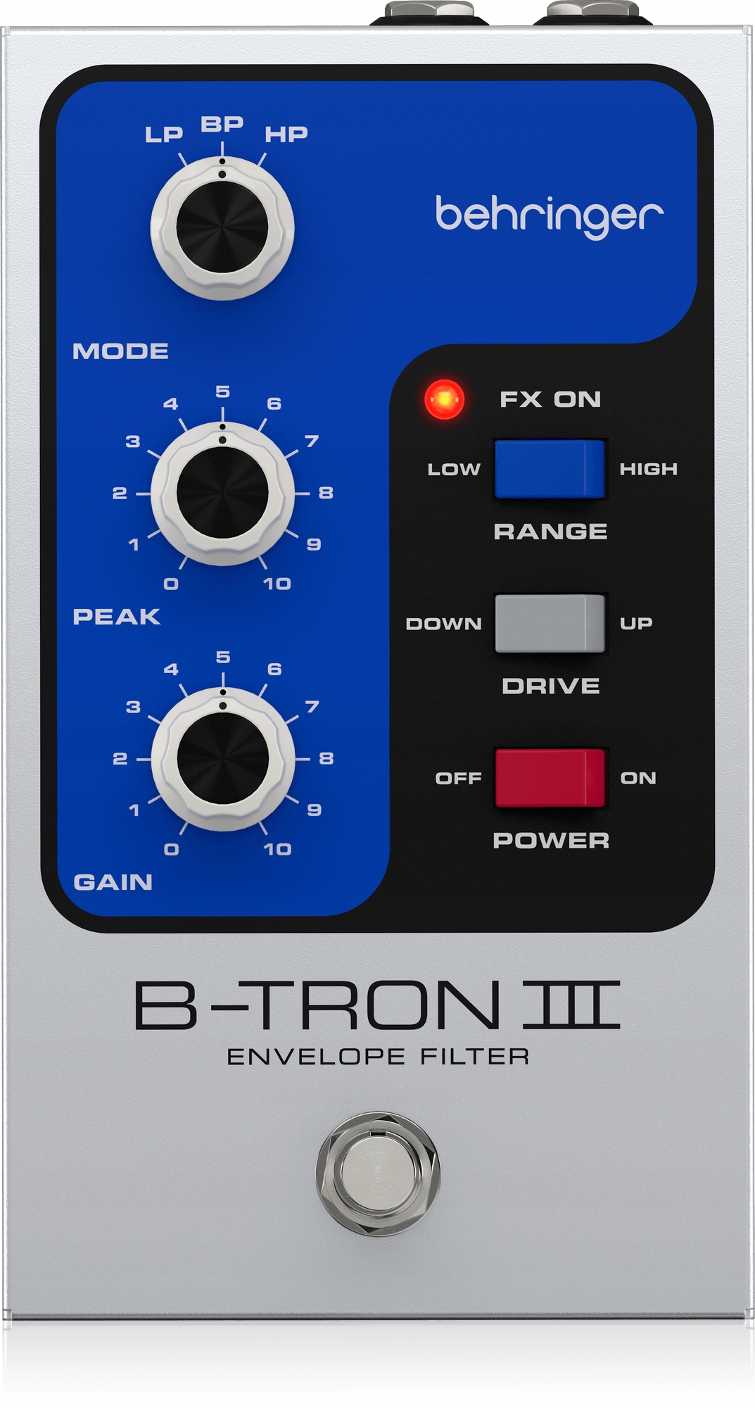 Behringer B-tron III Envelope Filter Efekt typu Auto-Wah s obvodovým filtrem