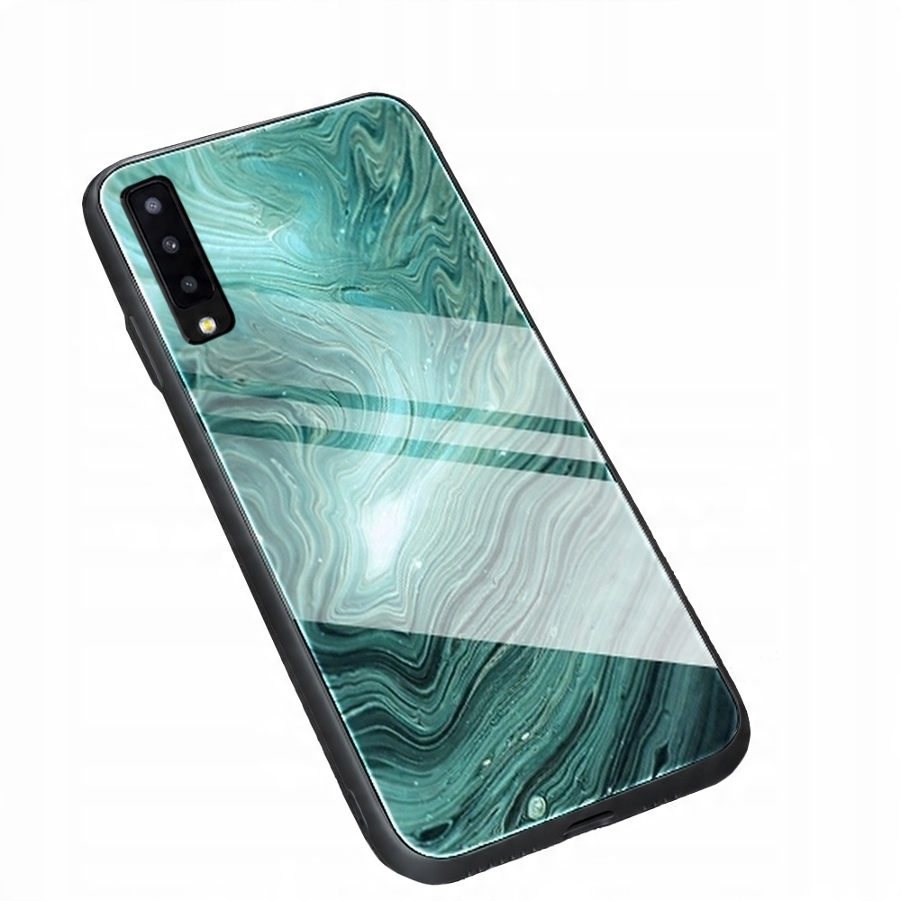 

Etui Szklane Do Samsung A7 2018 Marmur Case Glass