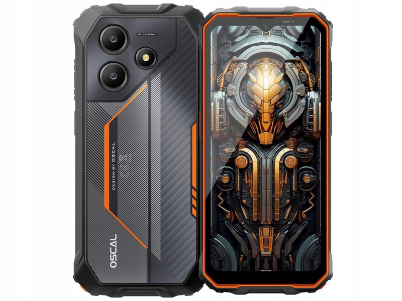 Smartfon Oscal Marine 2 Lte 8/256GB 6.56" 90Hz Pomarańczowy
