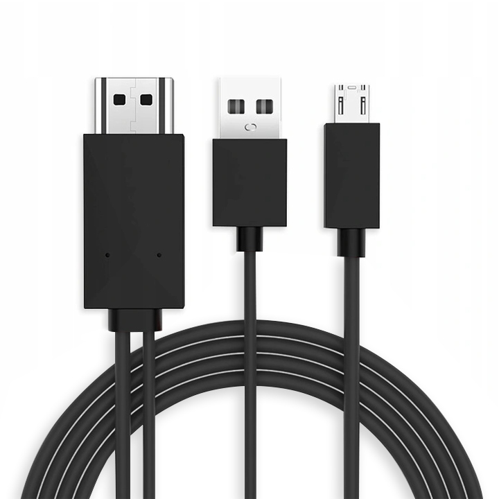 

Kabel Adapter Mhl Hdmi Tv Micro Usb FullHD 1080p