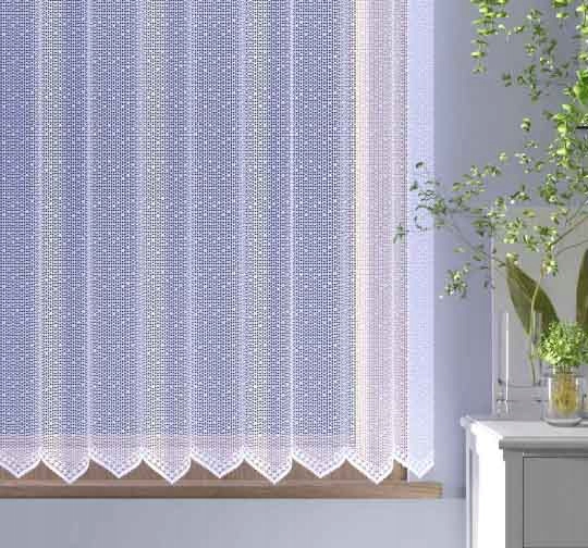 Mg Záclona 680/9 Bílá 500x180 cm hotová obšitá Bt M