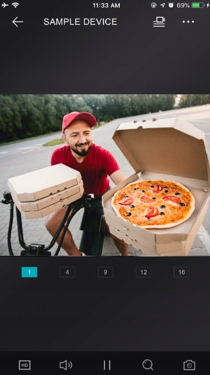 Rejestrator Hybrydowy Monitoring 4CH Liczba obsługiwanych kamer 4