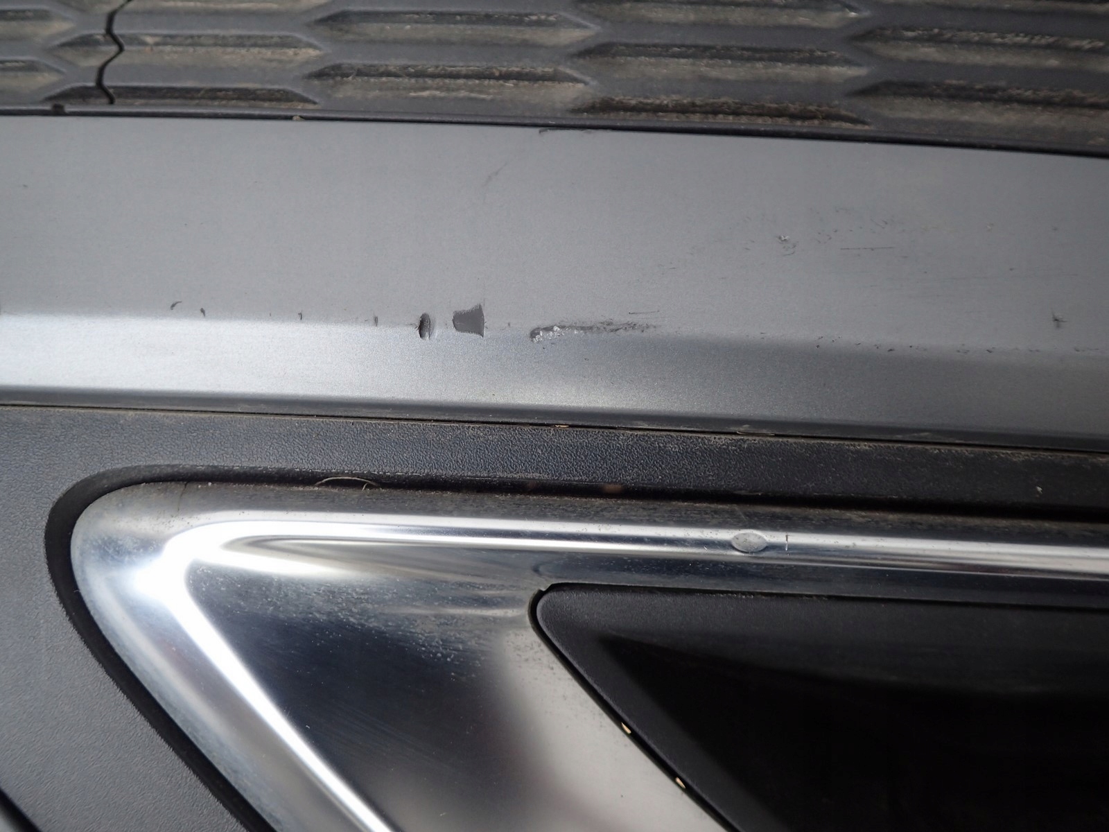 bumper rear part rear AUDI Q7 4M II S LINE LIFT 2019