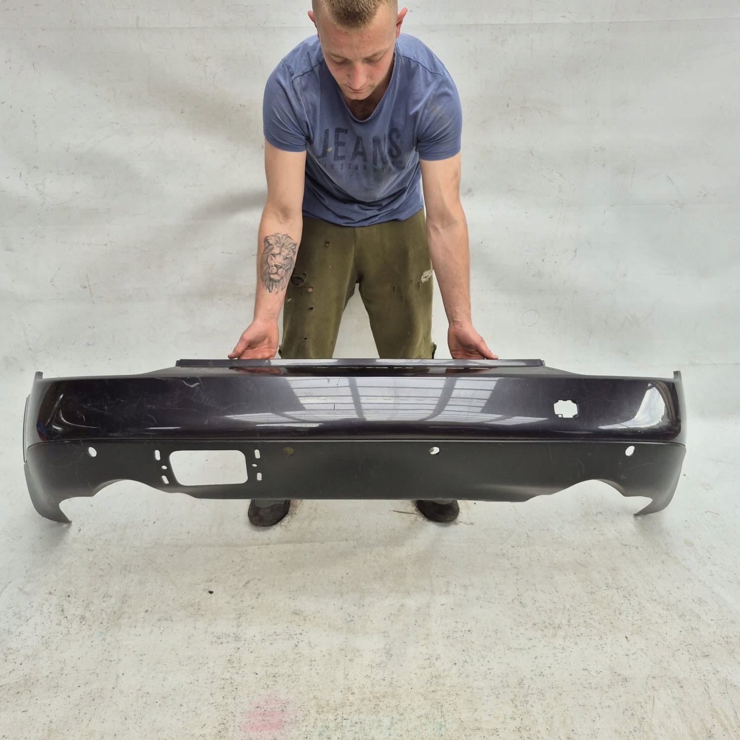SUBARU B9 TRIBECA 05-07 bumper rear part rear PDC