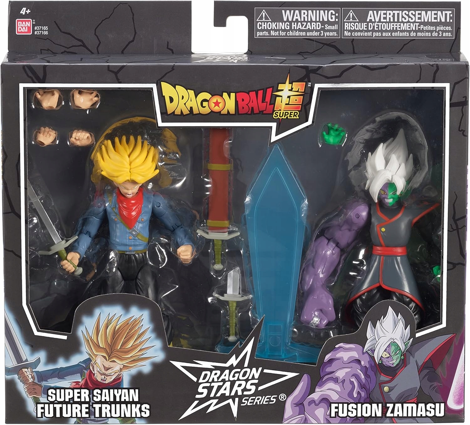 Bojový balíček Dragon Ball Figures: Future Trunks vs. Fusion Zamasu