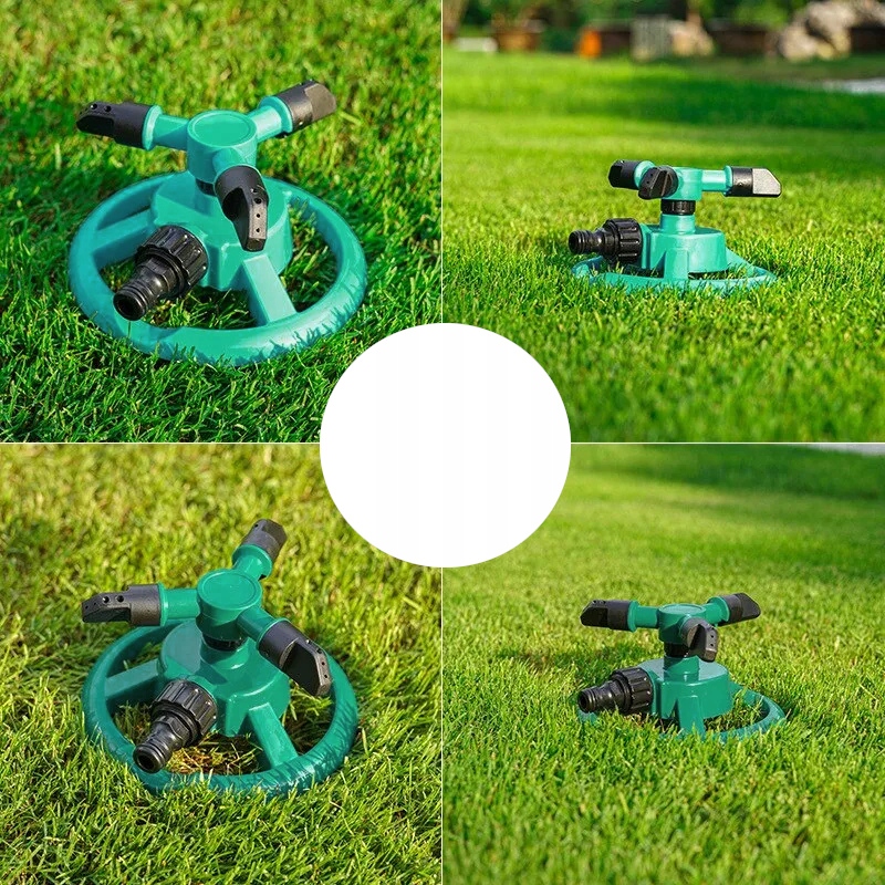 ZRASZACZ OGRODOWY OBROTOWY 3 RAMIENNY DO WĘŻA TRAWNIKA NAWADNIAJĄCY 360° Kod producenta zhengshirui409