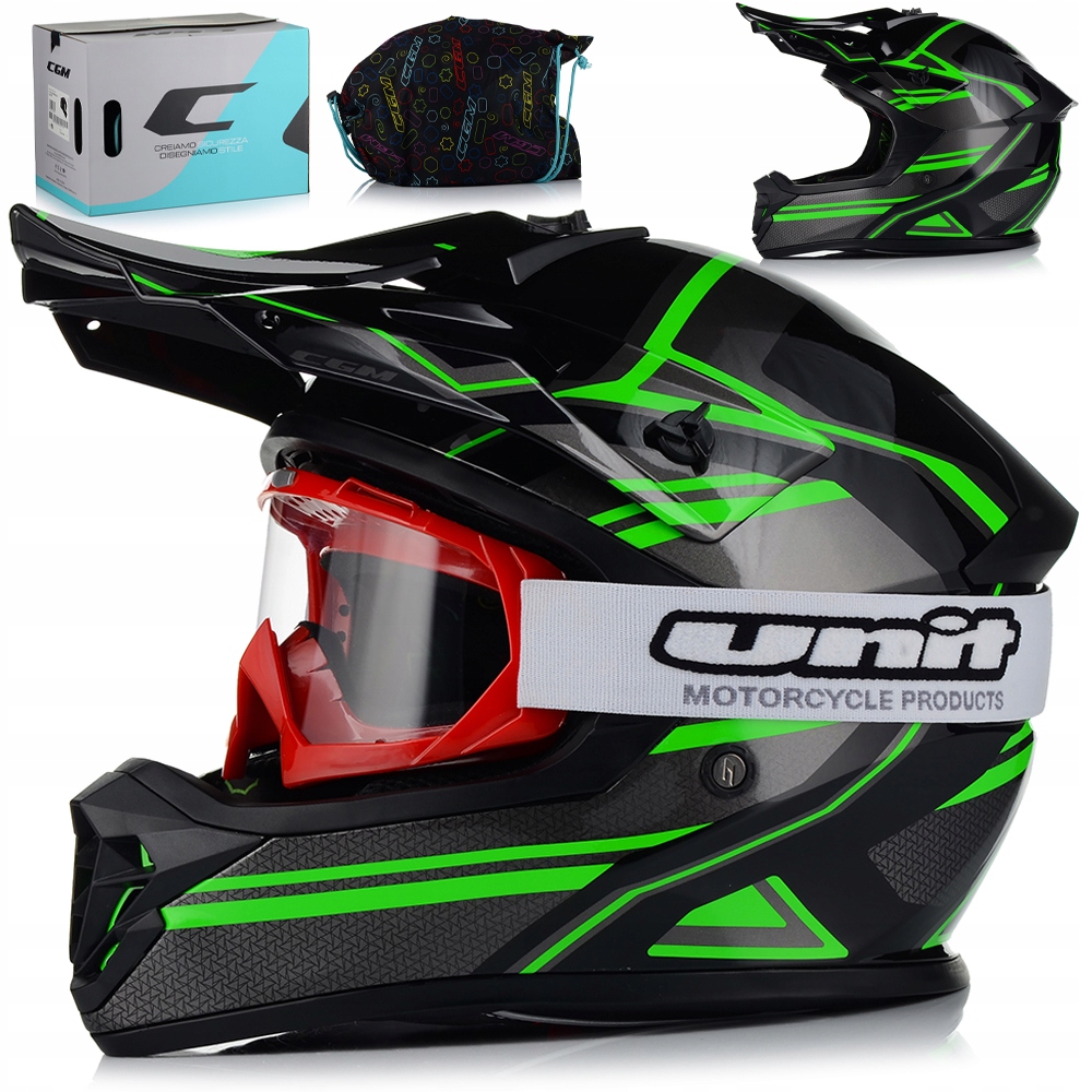 Motocyklová Prilba Cgm 267G Dirt Junior Cross Štvorkolka Atv Pre Deti Malý Ľahký