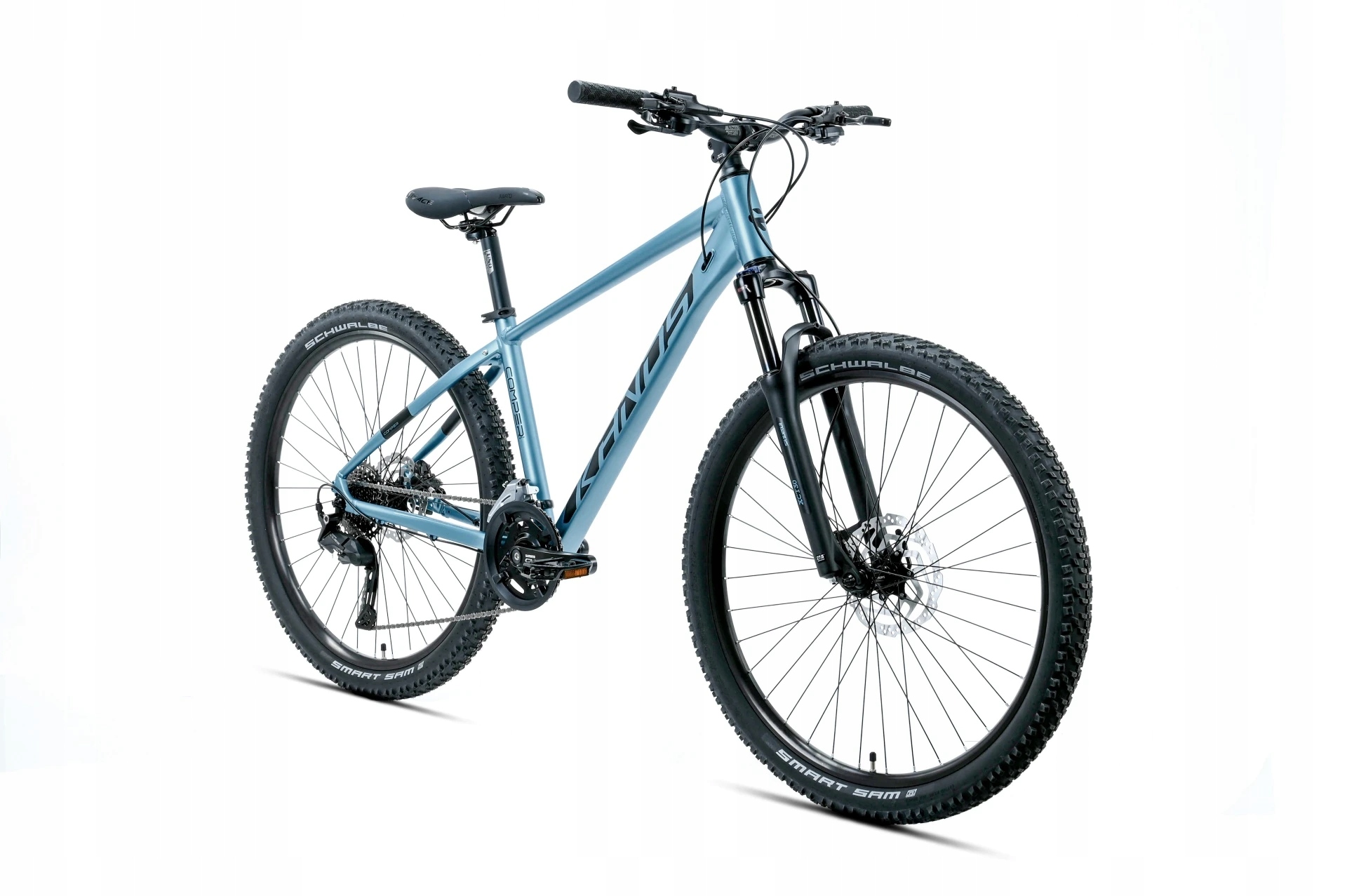 Rower Mtb 27,5 Kands Comp-er rama 18" Hydraulika Cues błękitny mat 2026