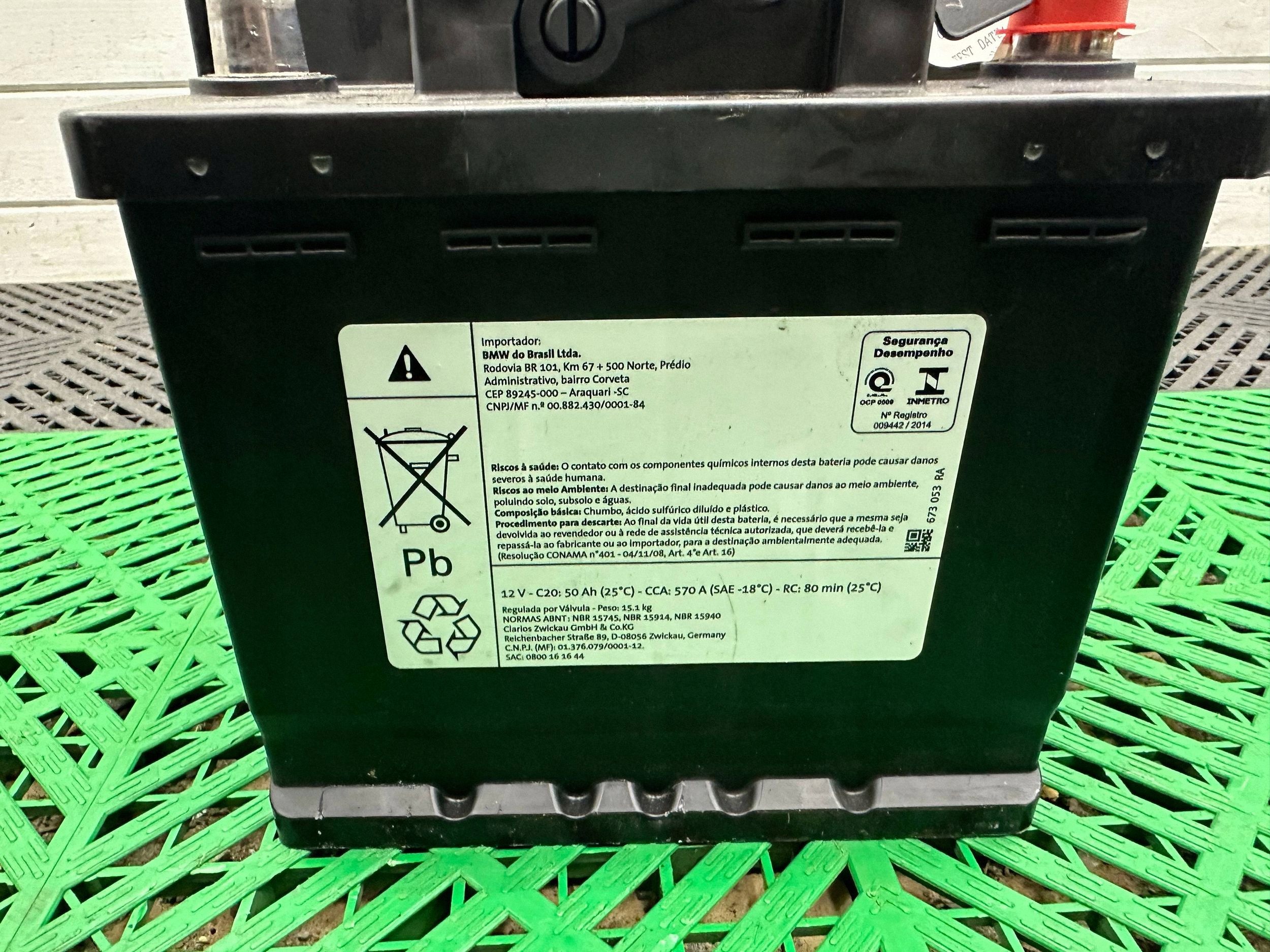Akumulator Bateria AGM 12V 50Ah 570A BMW 9878488