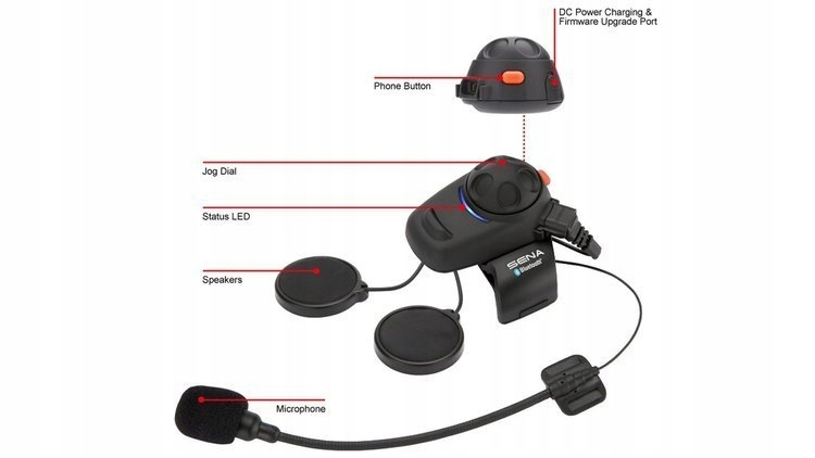 INTERCOM motocyklowy SENA SMH5 BLUETOOTH 3 0 400m Connection Type Bluetooth