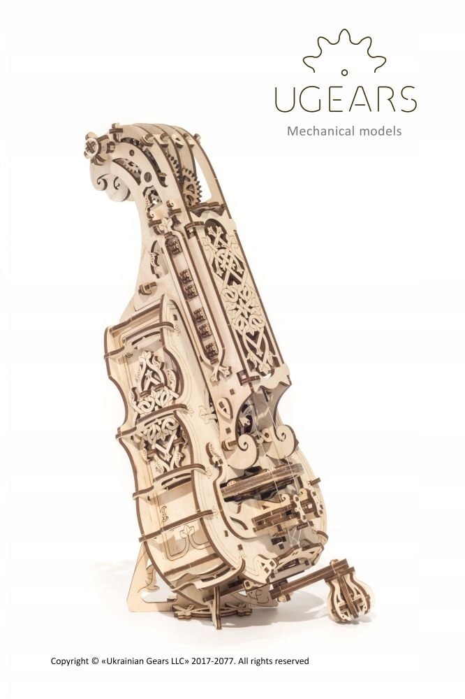 

UGears Lira Korbowa/Hurdy Gurdy puzzle 3D