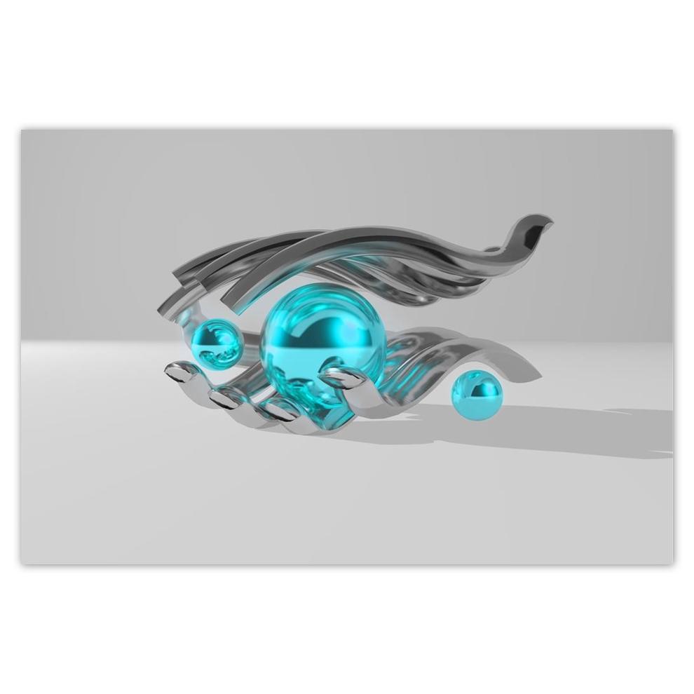 

Plakaty 60x40 Niebieskie kulki