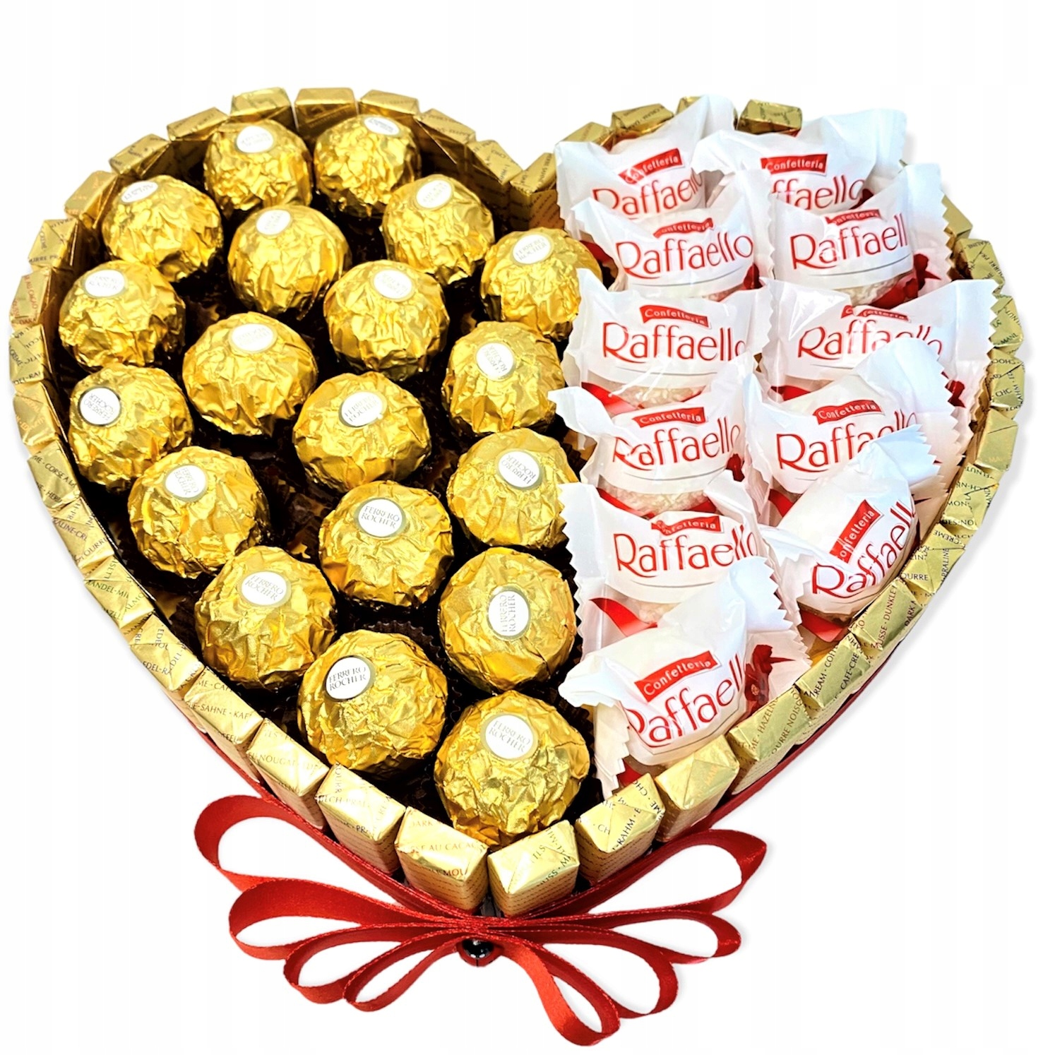 Tort Serce Merci Raffaello Ferrero Rocher Walentynki Dzień Matki