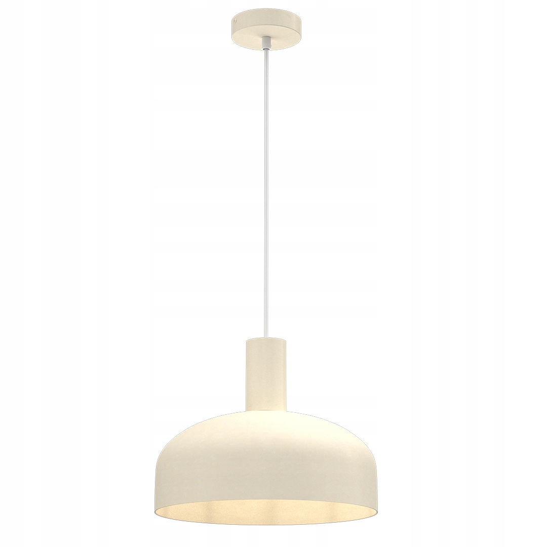 MiLAGRO Závěsná lampa Visby Krémová 1Xe27 Stropní osvětlení Lustr