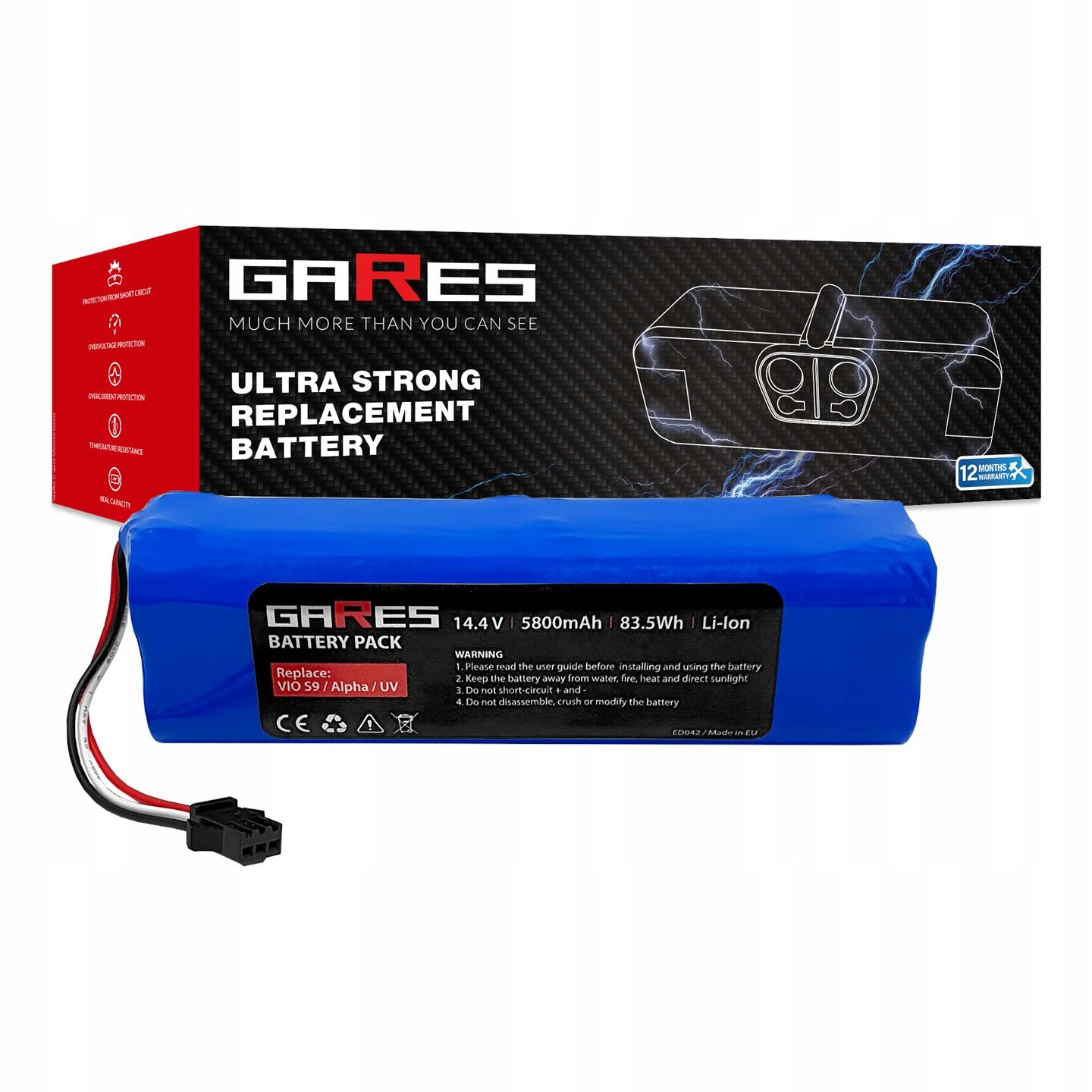 Baterie pro Proscenic M7 Pro M8 Pro 14,4V 5,8Ah