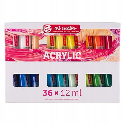 Akrylové barvy Art Creation, 36 x 12 ml