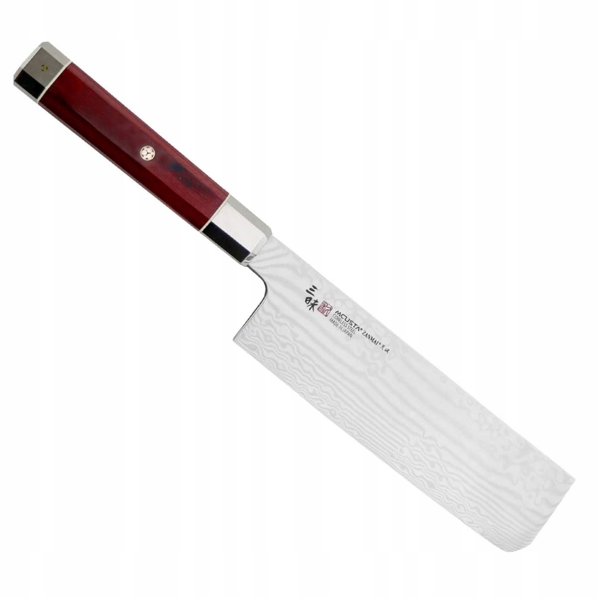 Mcusta Zanmai VG-10 Ultimate Aranami Japonský nôž Sekáčik Nakiri 61HRC 16,5 cm