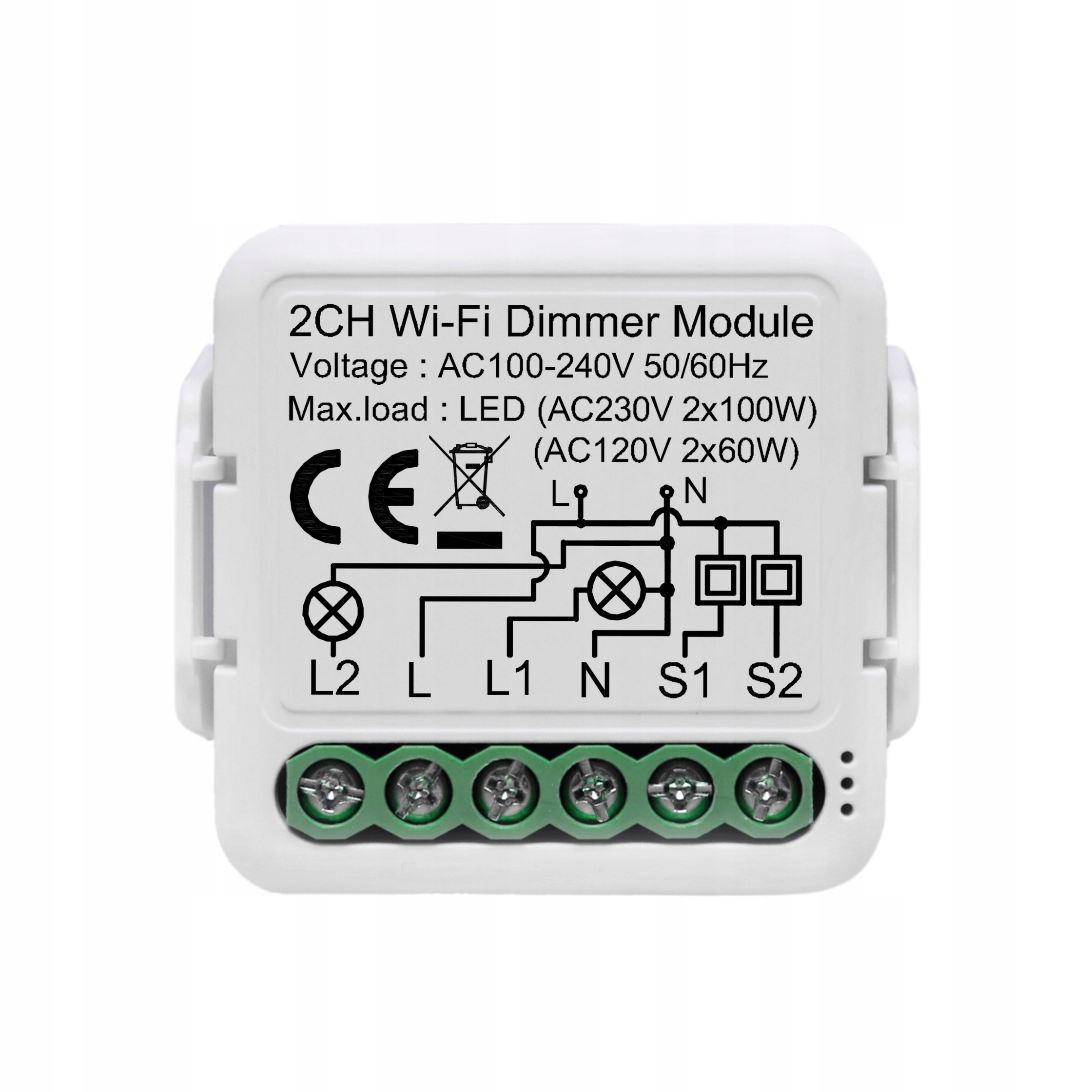 MINI moduł WiFi ściemniacz światła dopuszkowy Tuya Kod producenta tuya