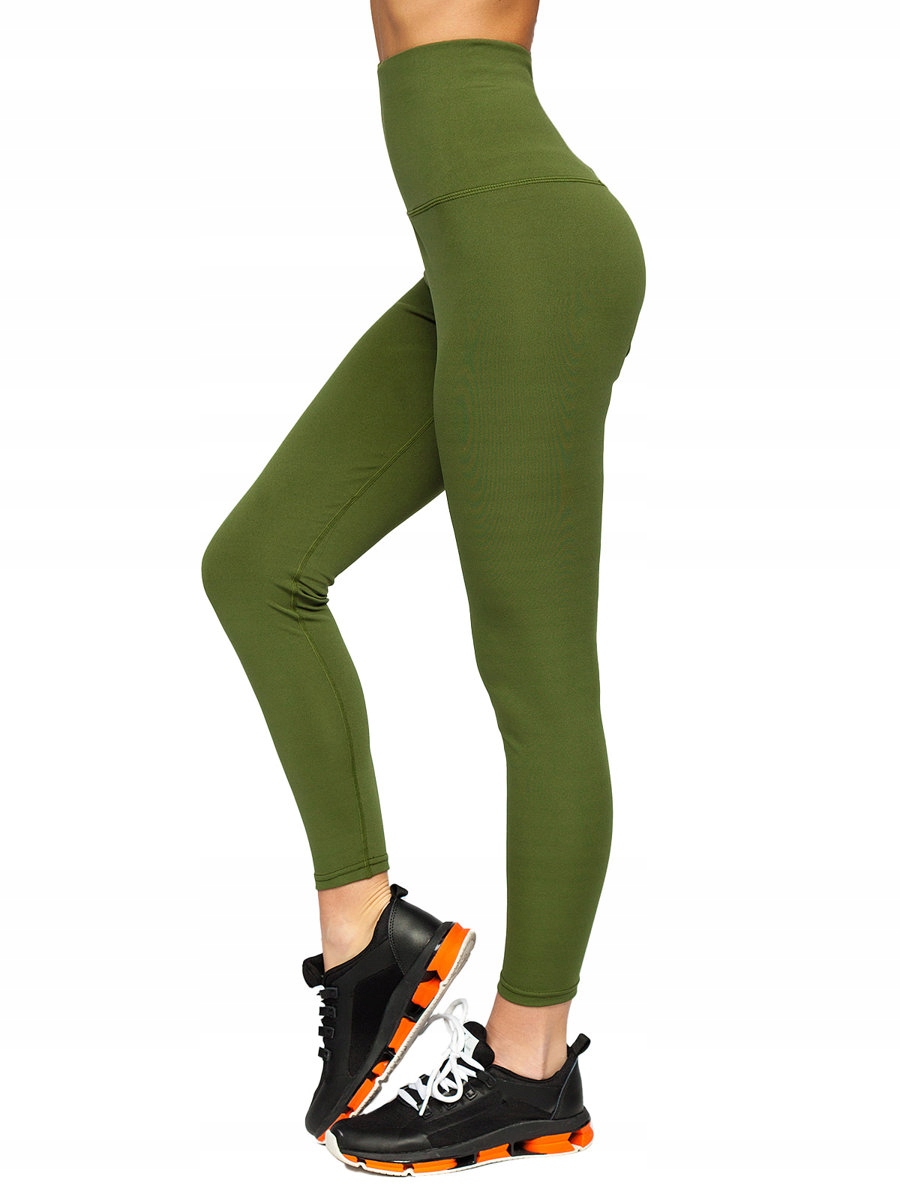 

Legginsy Z Wysokim Stanem Khaki HH040 Denley_s
