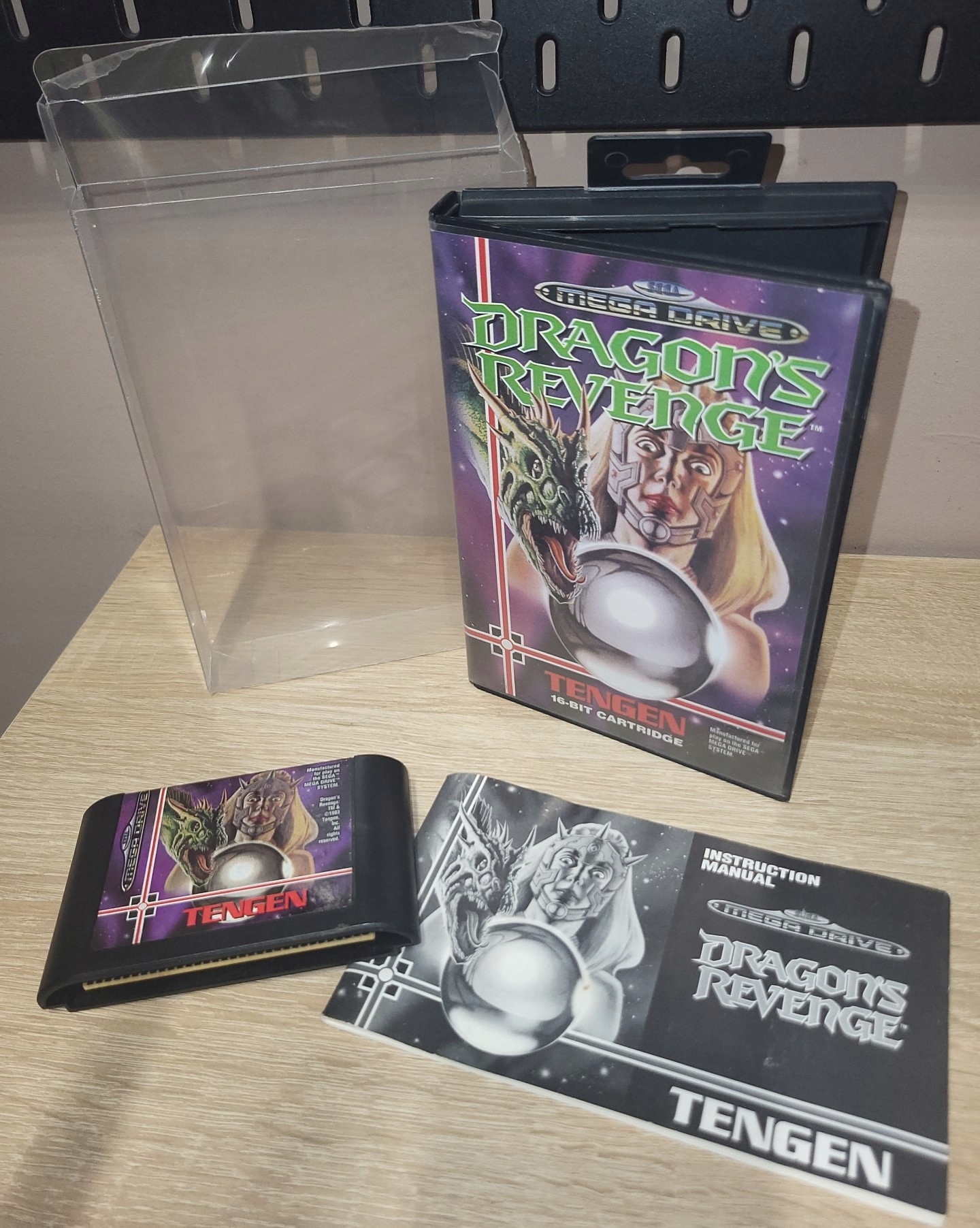 DRAGONS REVENGE - SEGA MEGA DRIVE SMD KOMPLET +PROTEKTOR IGŁA!