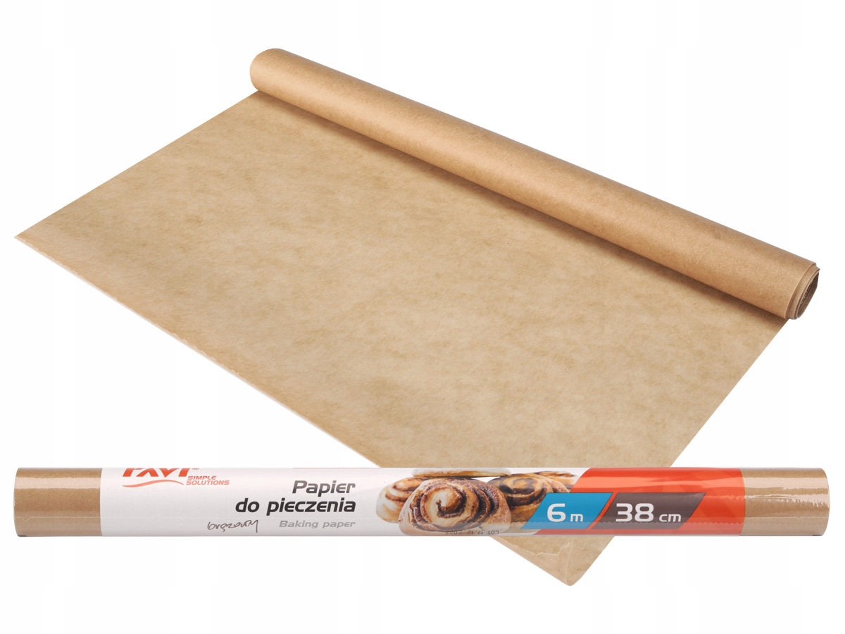 RAVI PAPIER DO PIECZENIA ROLKA 6mb BRĄZOWY