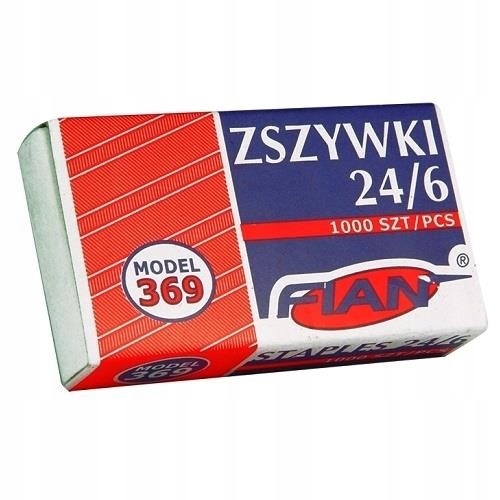 

Zszywki 24/6 do 30 kartek 10x1000szt.