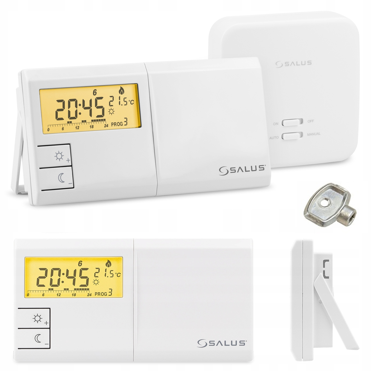 Bezdrôtový Programovateľný Ovládač Kotla Pece Salus 091FLRFV2