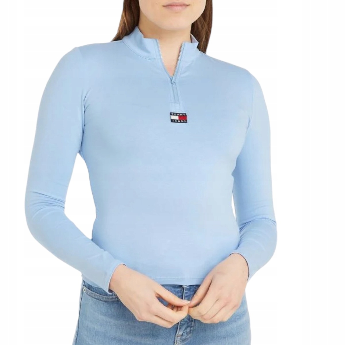 Tommy Hilfiger Koszulka Z Długim Rękawem Półgolf r.L