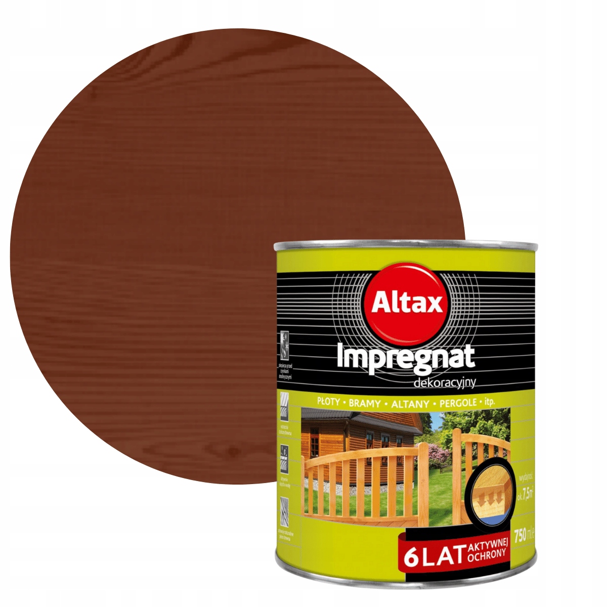 

Altax Impregnat Dekoracyjny 0,75L Brąz