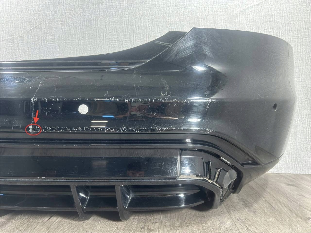 AUDI E-TRON GT 2020-> bumper rear part 4J3807421B