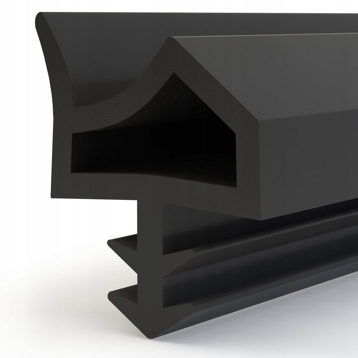 Uszczelka do drzwi okien 10m STD06 czarna