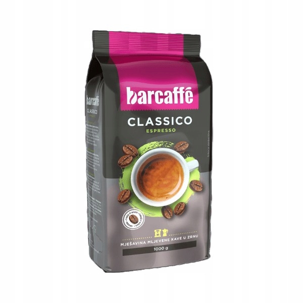 Levně Káva zrnková Classico Espresso 1 kg Barcaffe