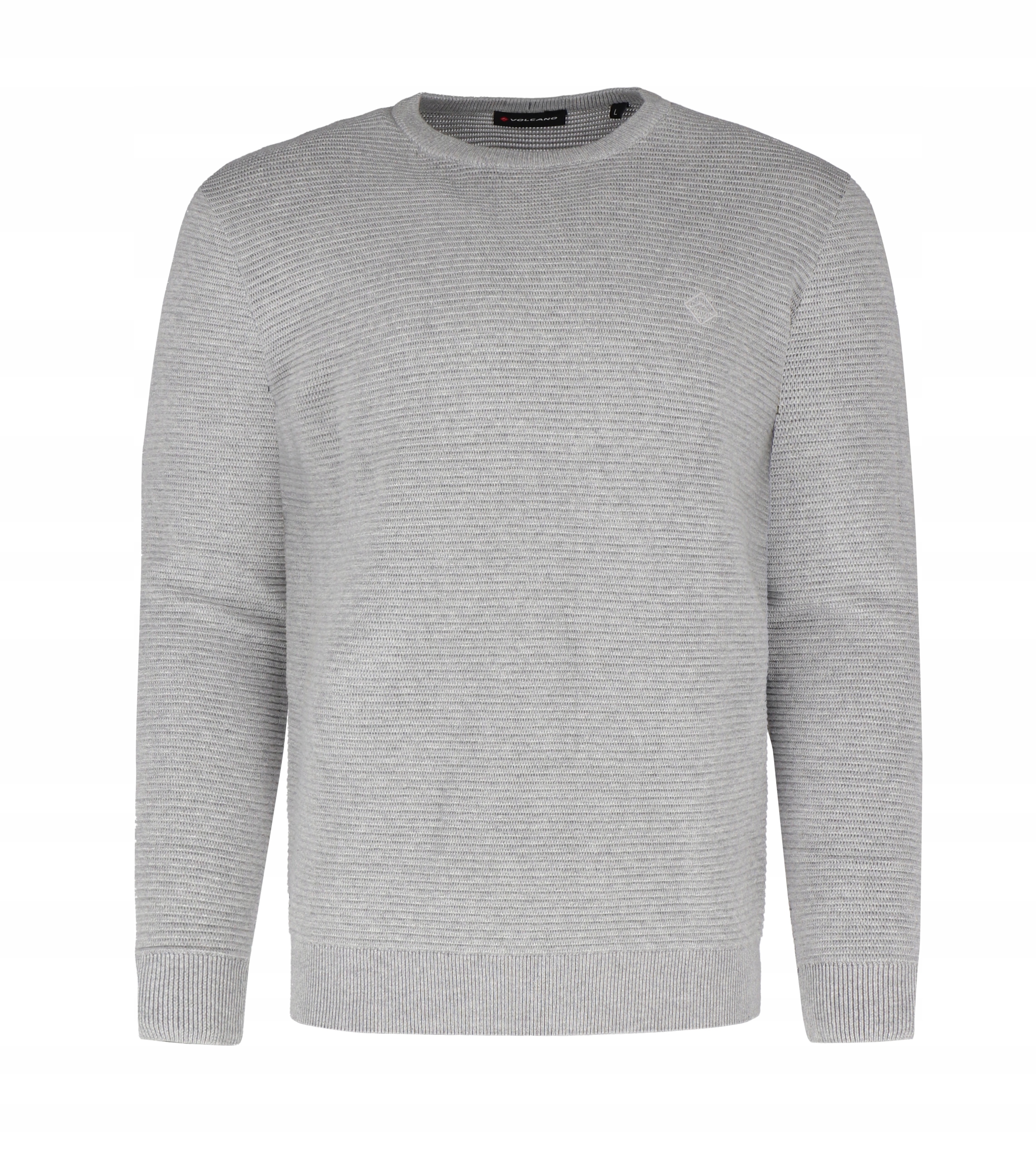 Pánský Bavlněný Svetr Šedý Volcano S-mono XXL