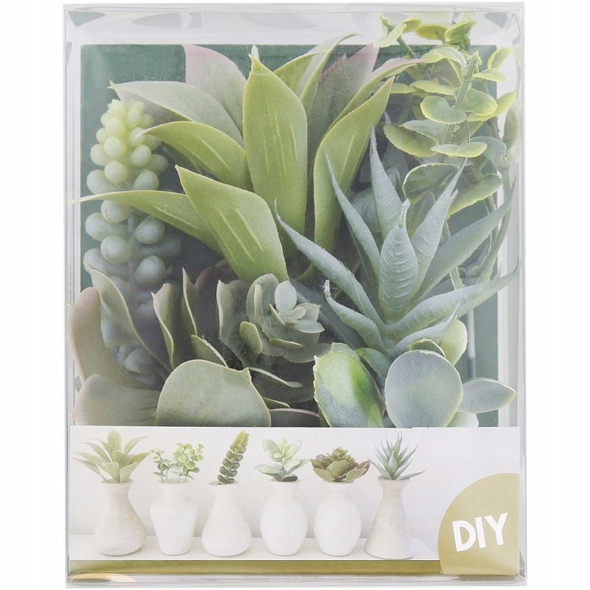 

Sukulenty Sztuczna Roślina Zestaw 6 Sukulent Diy