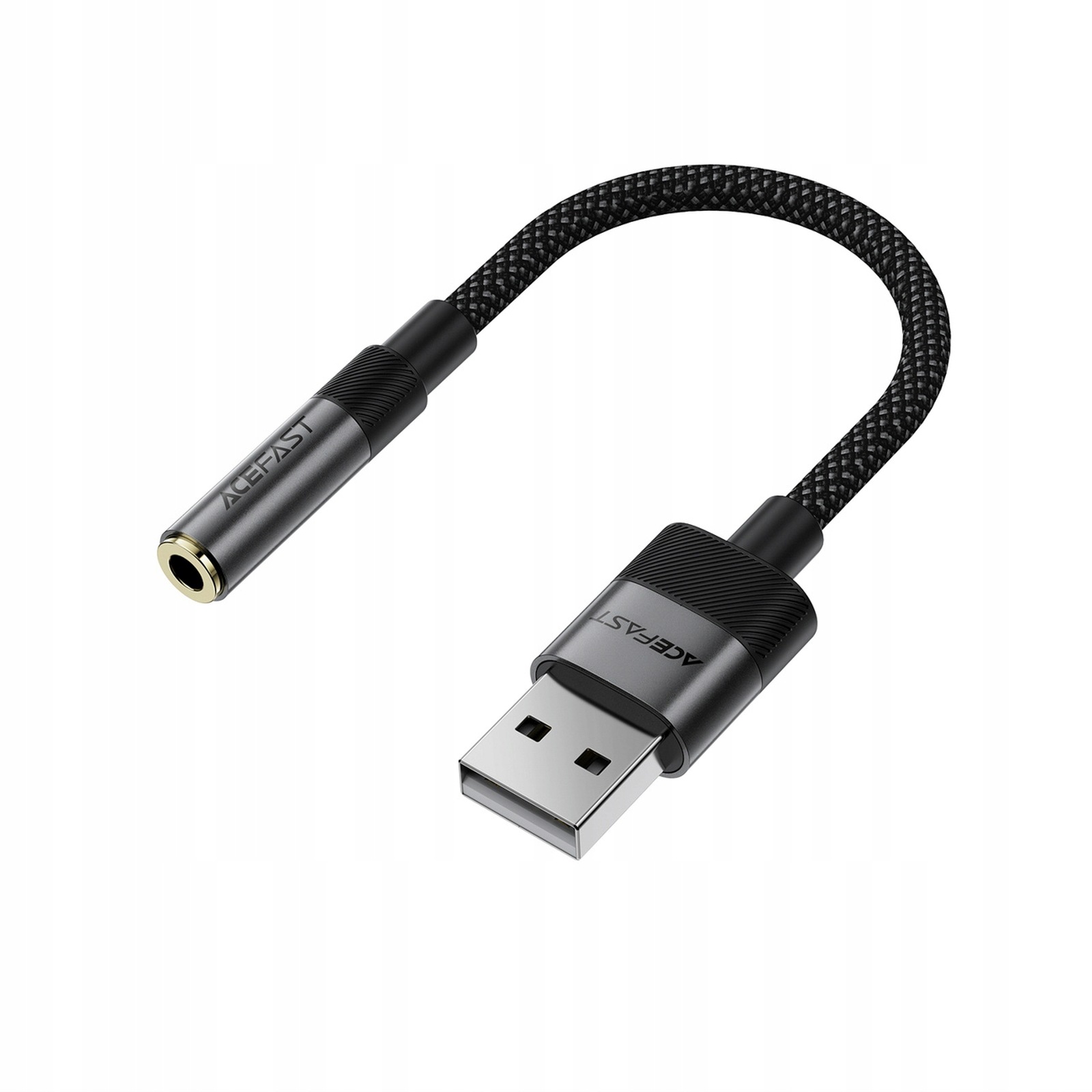 Adaptér Usb-a – mini jack 3.5 mm – černý