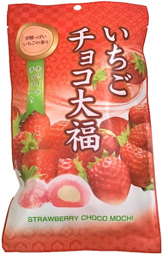

Japońskie mochi truskawka z białą czekoladą, 130g