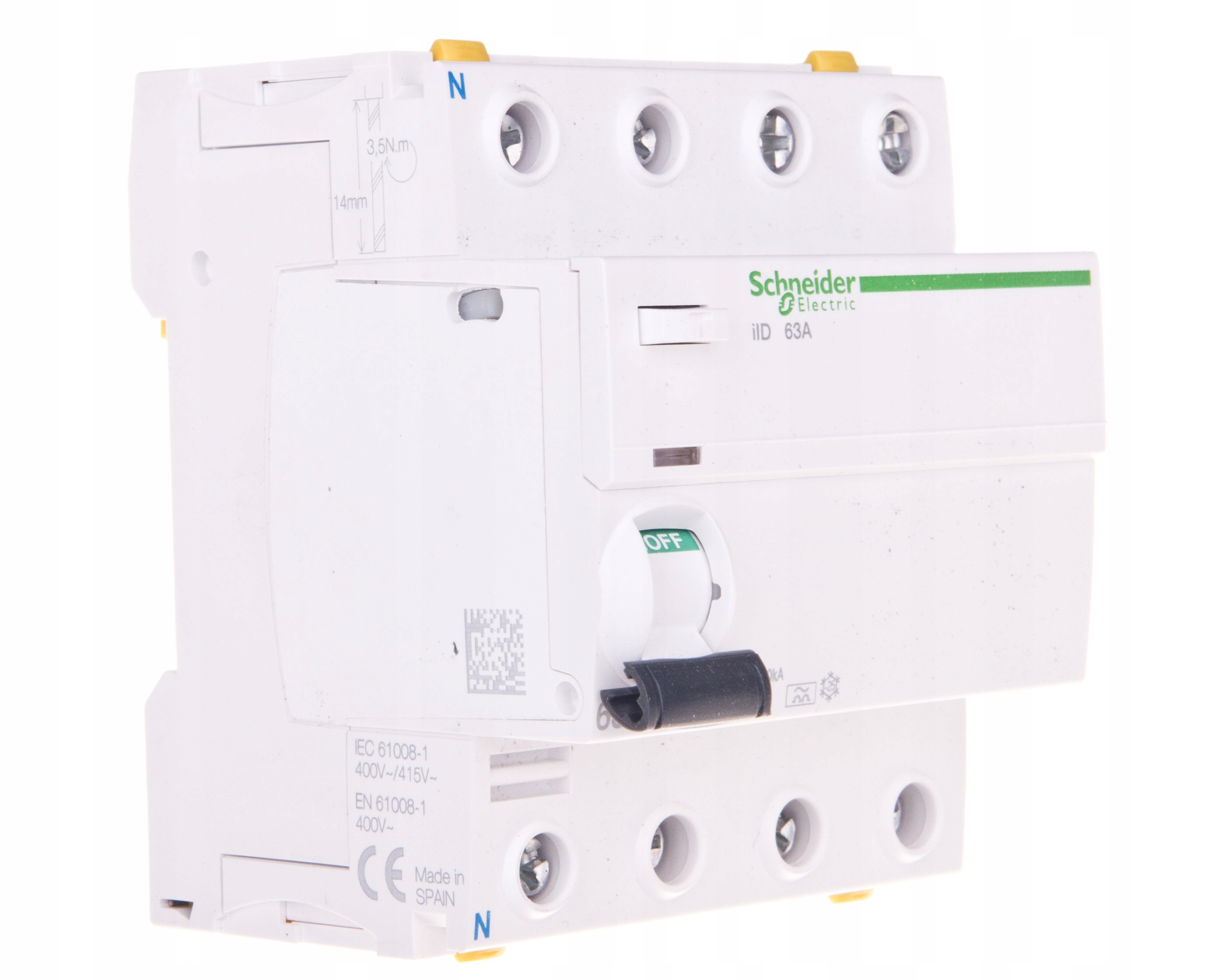 Proudový spínač Schneider Electric 400 V IP20 63 A