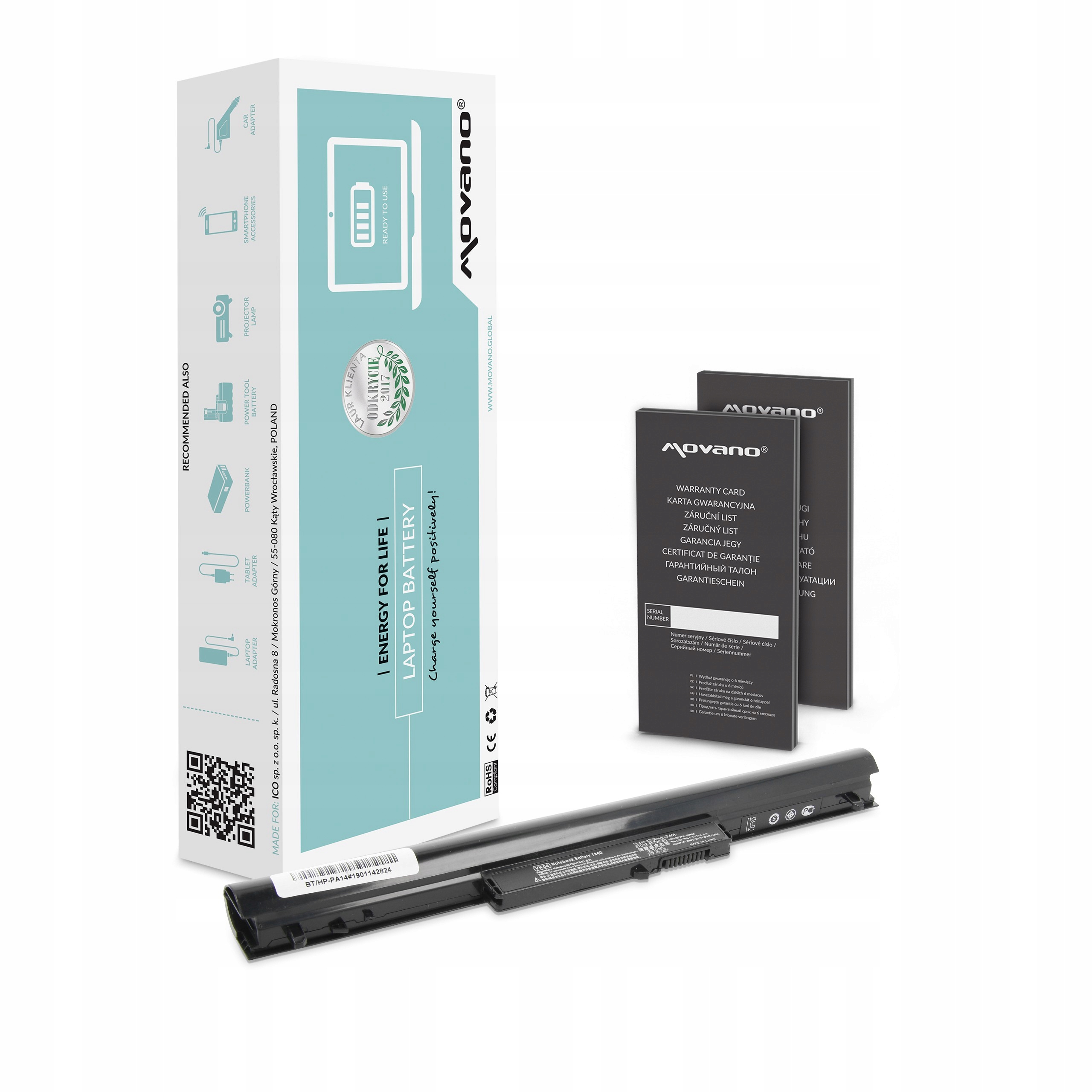 Baterie Movano pro Hp SleekBook 14, 15z (2200mAh)