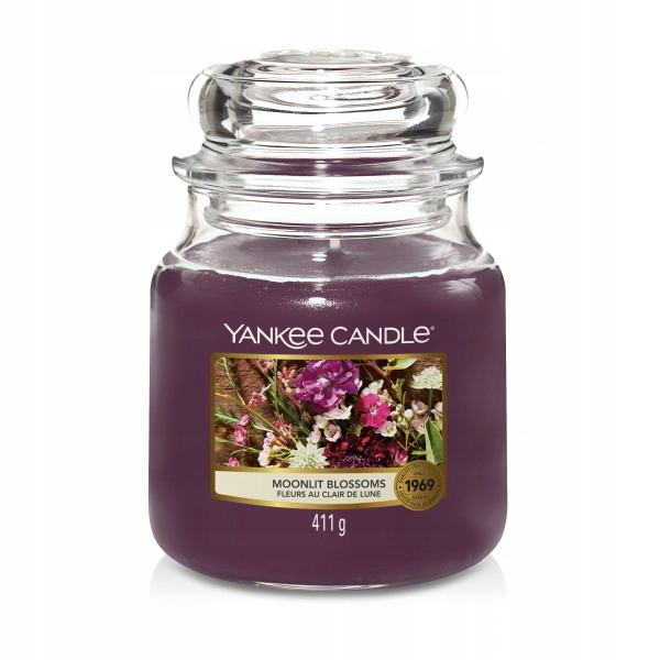 

Yankee Candle Średnia Świeca Moonlit Blossoms 411g