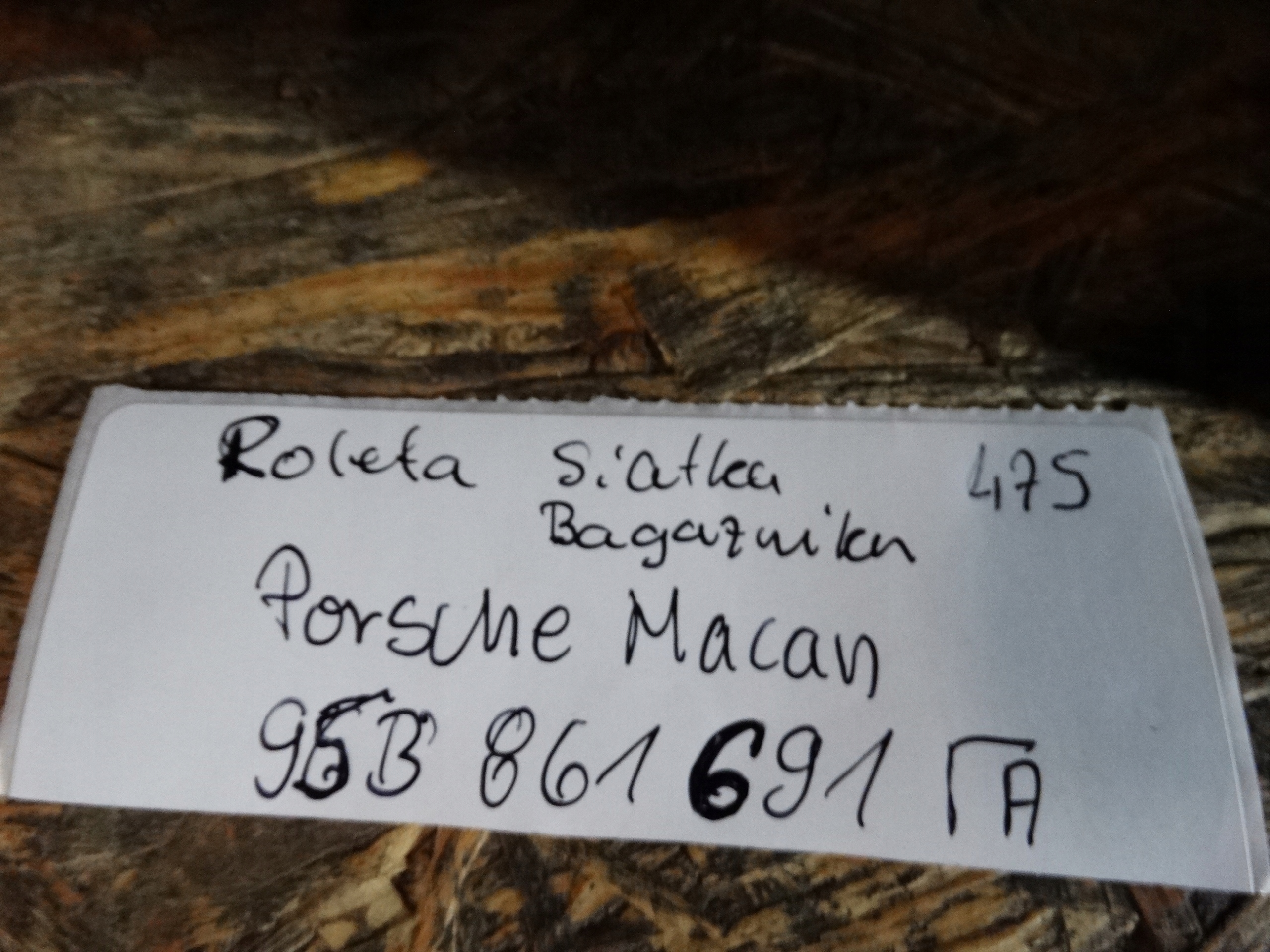 IDEALNA net boot PORSCHE MACAN 1